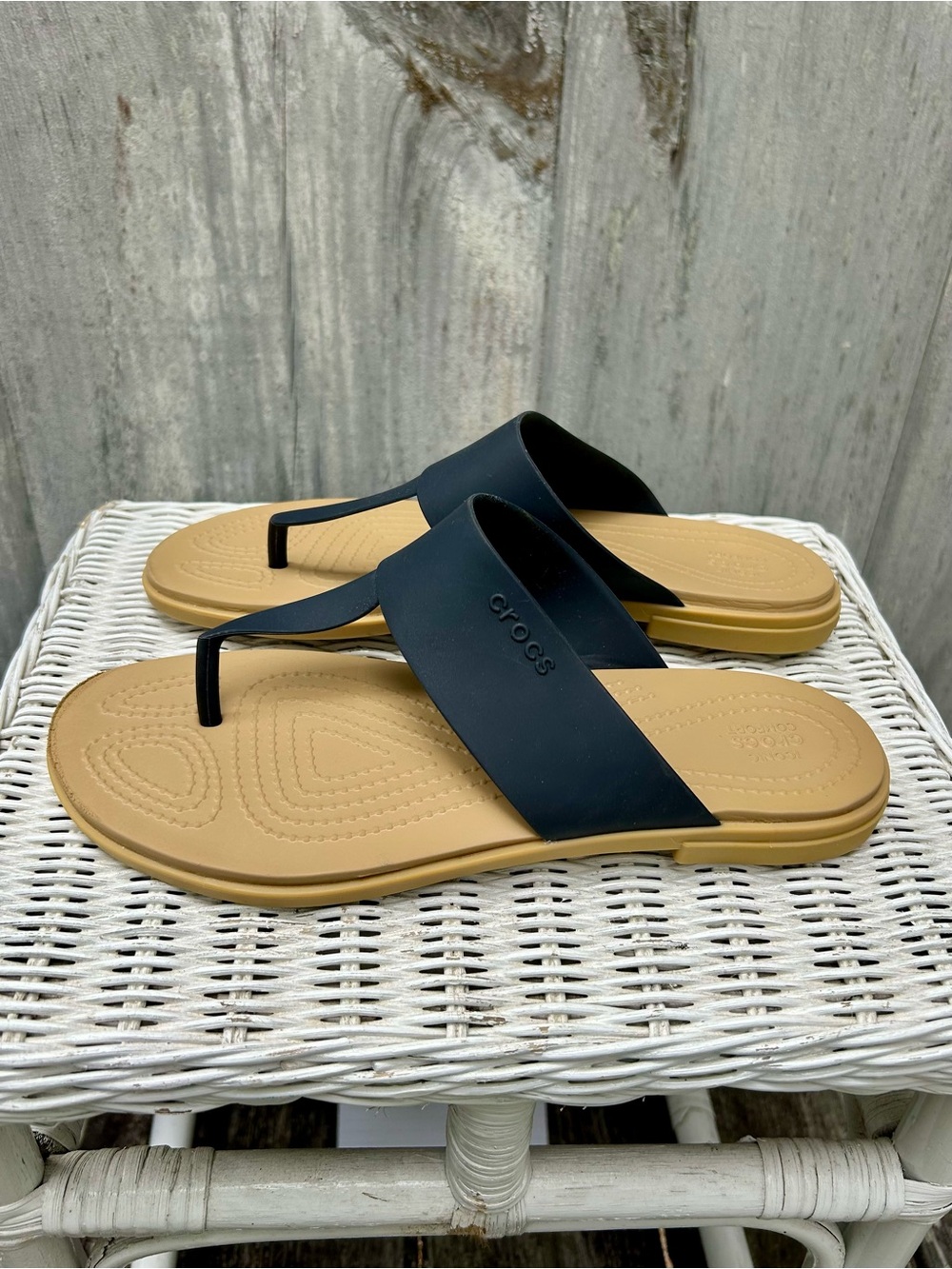 CROCS Women’s Tulum Sandals — Black (Women’s 8)